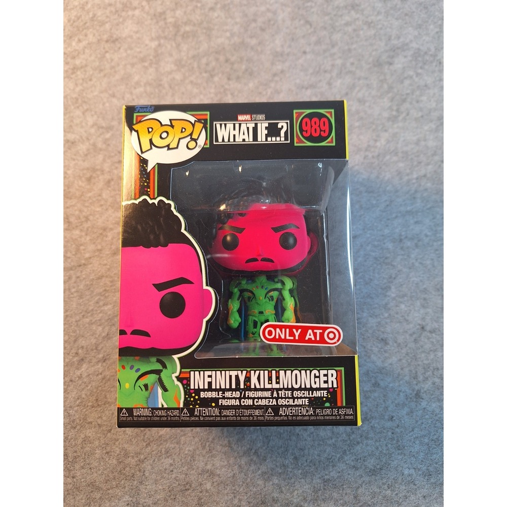 Funko POP! Marvel Blacklight Infinity Killmonger #989 Target Exclusive
